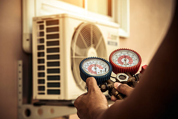 Professional Air Conditioning Service technician working in Deltona, FL